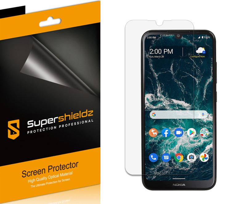 (6 Pack) Supershieldz Anti-Glare (Matte) Screen Protector Designed for Nokia C200