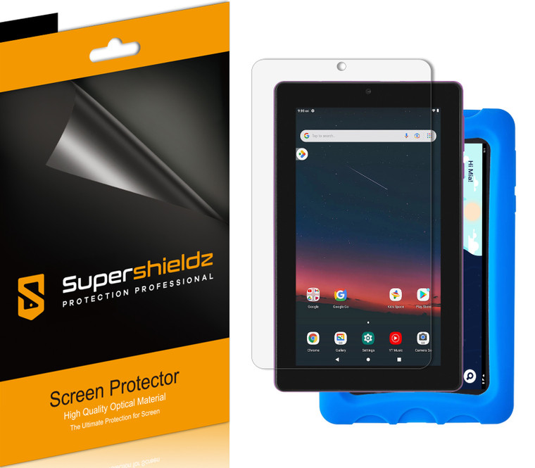 (3 Pack) Supershieldz Designed for Onn 7 inch Tablet Gen 3 (2022) / Onn 7 inch Kids Tablet (2022 Model) Screen Protector, High Definition Clear Shield (PET)