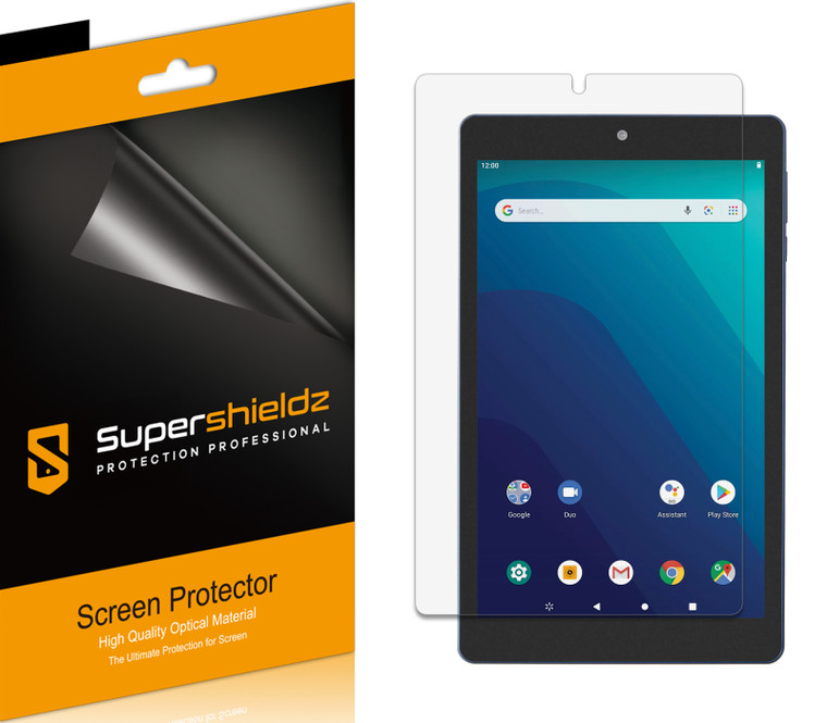 (3 Pack) Supershieldz Designed for Onn 8 inch Tablet Gen 3 (2022) Screen Protector, High Definition Clear Shield (PET)
