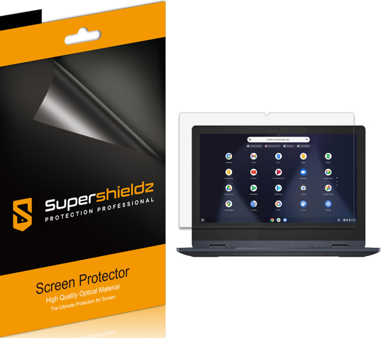 (3 Pack) Supershieldz Designed for Lenovo Flex 3 Chromebook (MT8183) 11.6 inch Screen Protector, High Definition Clear Shield (PET)