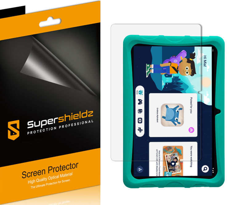 (3 Pack) Supershieldz Designed for Onn 10 / 10.1 inch Kids Tablet (2022, 3rd Gen) Screen Protector, High Definition Clear Shield (PET)