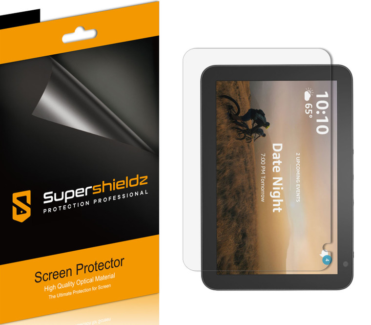 (3 Pack) Supershieldz Designed for Amazon Echo Show 8 (1st Generation, 2019 Release) Screen Protector, High Definition Clear Shield (PET)