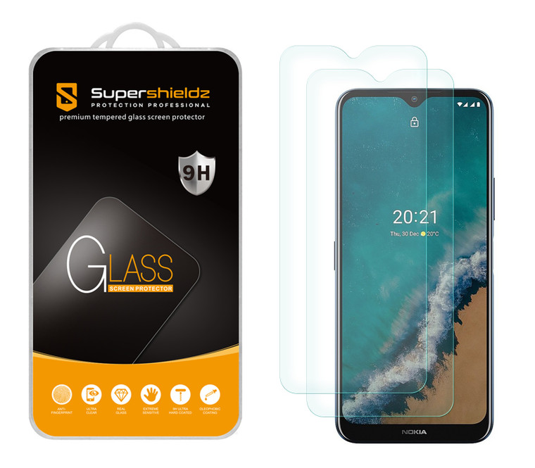 (2 Pack) Supershieldz Designed for Nokia G50 Tempered Glass Screen Protector, Anti Scratch, Bubble Free