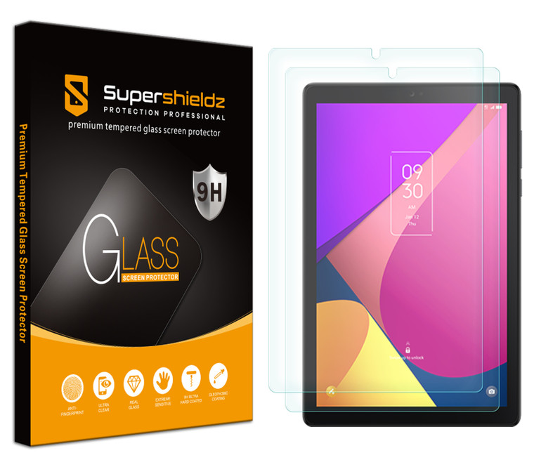 (2 Pack) Supershieldz Designed for TCL Tab 8 LE Tempered Glass Screen Protector, Anti Scratch, Bubble Free