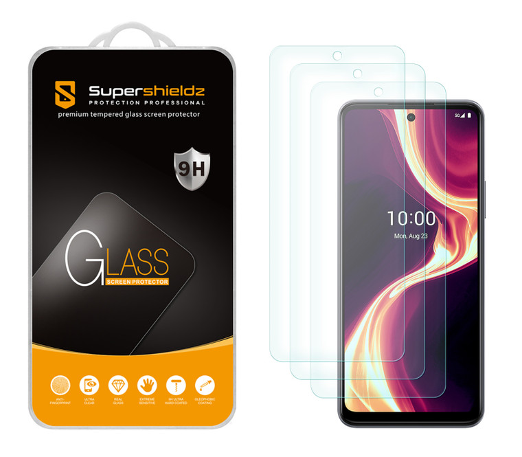 (3 Pack) Supershieldz Designed for Celero 5G+ Plus Tempered Glass Screen Protector, Anti Scratch, Bubble Free