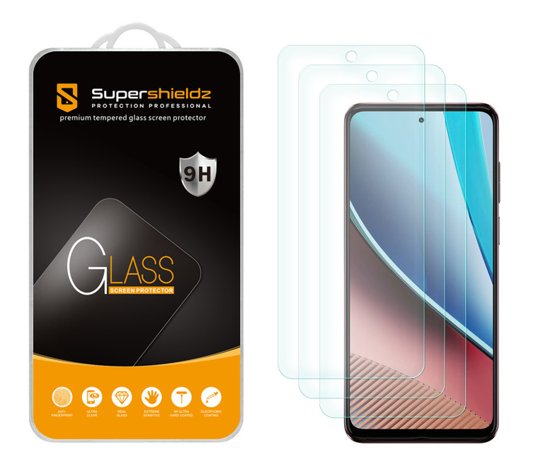 (3 Pack) Supershieldz Designed for Motorola Moto G Stylus (2023) [Not for 5G Model] [Not Fit for 2022/2021/2020 Version] Tempered Glass Screen Protector, Anti Scratch, Bubble Free