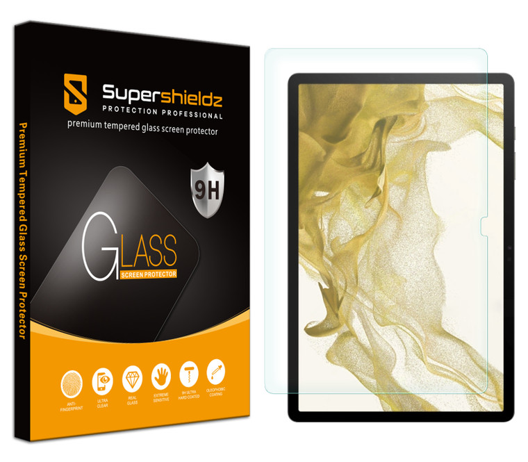 Supershieldz Designed for Samsung Galaxy Tab S9 Plus / Galaxy Tab S9 FE Plus (12.4 inch)  Tempered Glass Screen Protector, Anti Scratch, Bubble Free