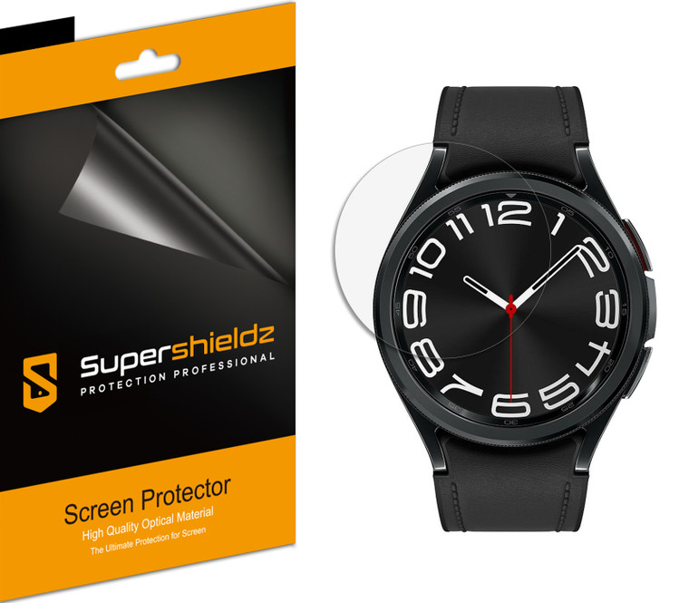 (3 Pack) Supershieldz Anti-Glare (Matte) Screen Protector Designed for Samsung Galaxy Watch 6 Classic (43mm)