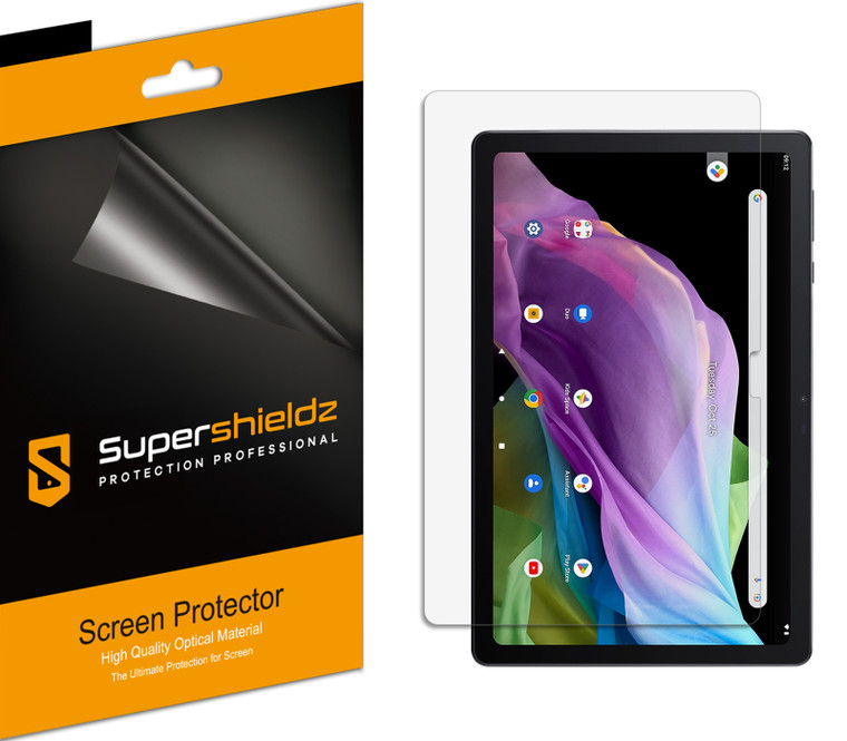 (3 Pack) Supershieldz Designed for Acer Iconia Tab P10 (10.4 inch) Screen Protector, High Definition Clear Shield (PET)