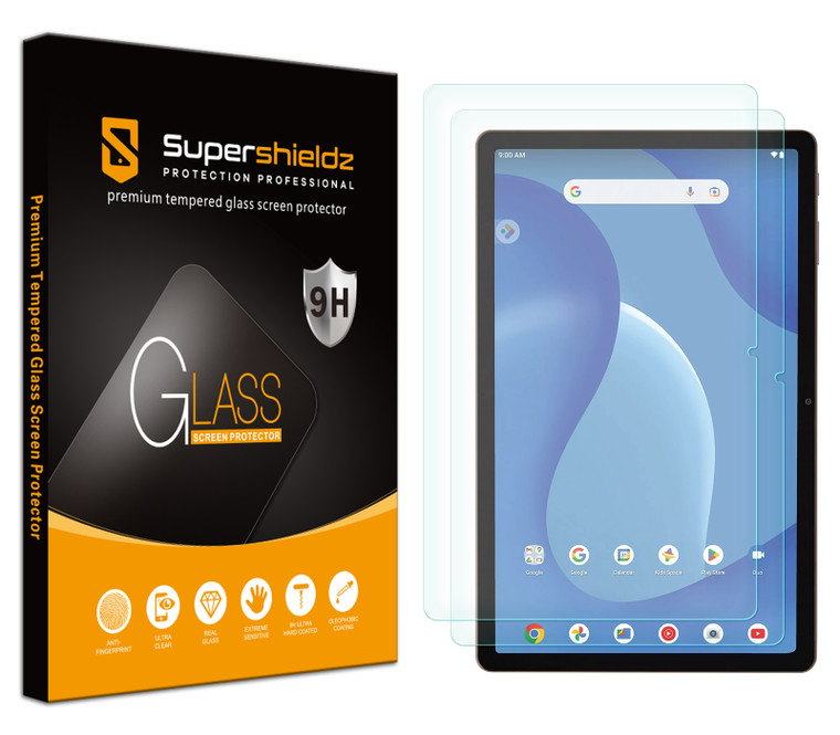 (2 Pack) Supershieldz Designed for Onn 11 inch Tablet Pro (2023 Model 100110027) Screen Protector, (Tempered Glass) Anti Scratch, Bubble Free