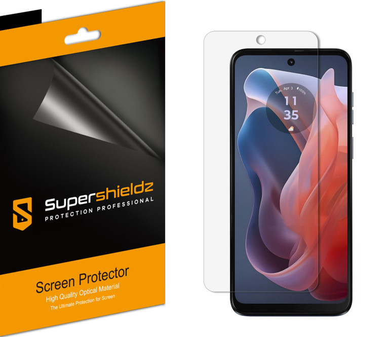 (3 Pack) Supershieldz Anti-Glare (Matte) Screen Protector Designed for Motorola Moto G Play 2024