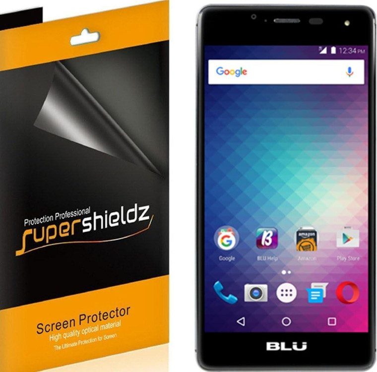 (3 Pack) Supershieldz Designed for BLU R1 HD 5.0" Screen Protector, High Definition Clear Shield (PET)