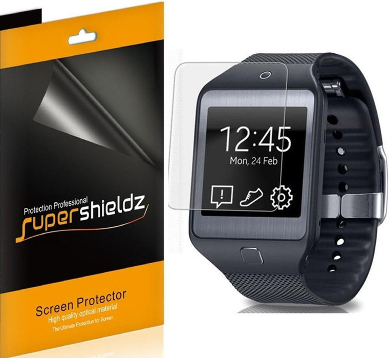 (3 Pack) Supershieldz Designed for Samsung Gear 2 Neo Screen Protector, High Definition Clear Shield (TPU)