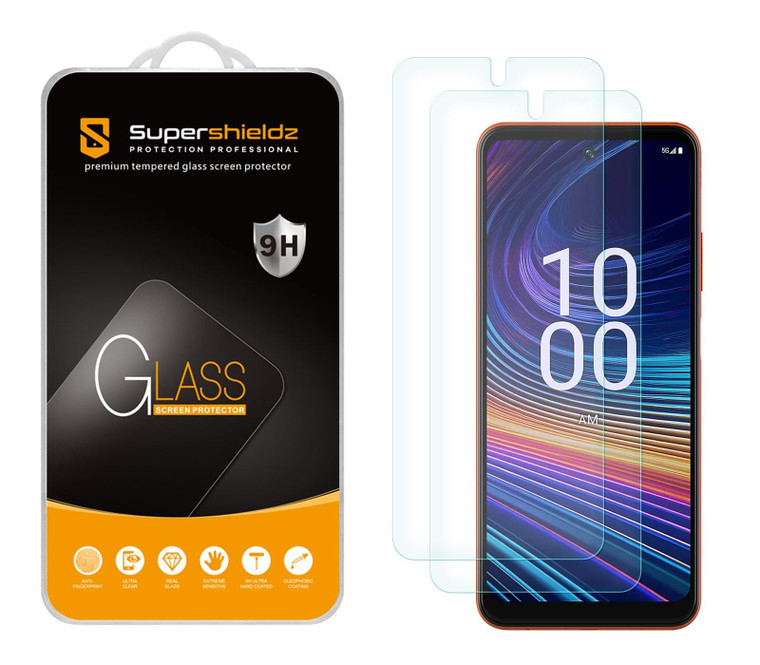 (2 Pack) Supershieldz Designed for Celero 5G Plus 2024 Tempered Glass Screen Protector, Anti Scratch, Bubble Free