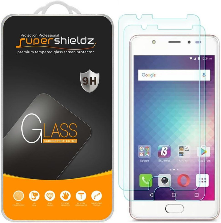 (3 Pack) Supershieldz Designed for BLU Life One X2 Tempered Glass Screen Protector, Anti Scratch, Bubble Free