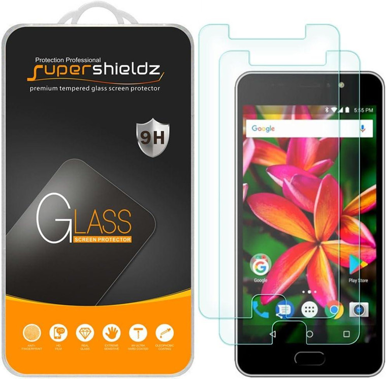 (2 Pack) Supershieldz Designed for Orbic Wonder Tempered Glass Screen Protector, Anti Scratch, Bubble Free