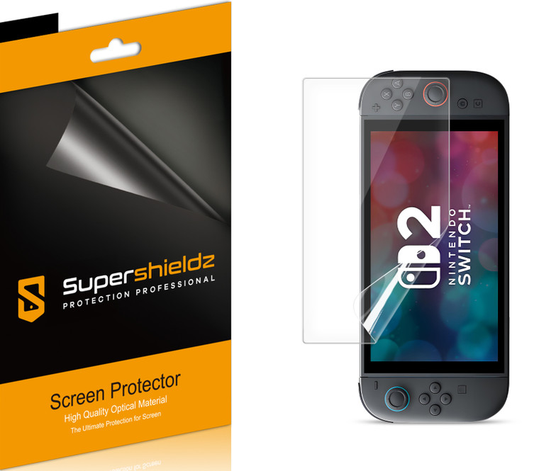 (3 Pack) Supershieldz Anti-Glare (Matte) Screen Protector Designed for Nintendo Switch 2
