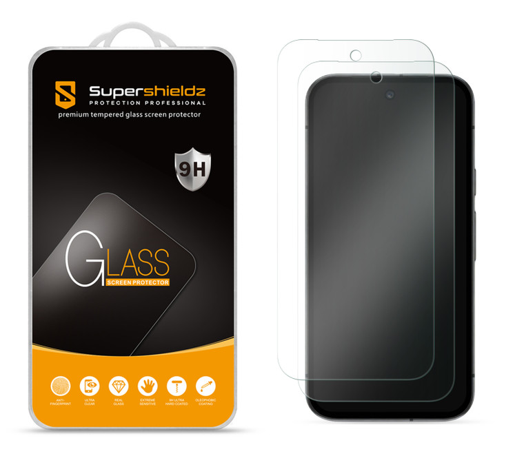 (2 Pack) Supershieldz Designed for Google Pixel 10a Tempered Glass Screen Protector, Anti Scratch, Bubble Free