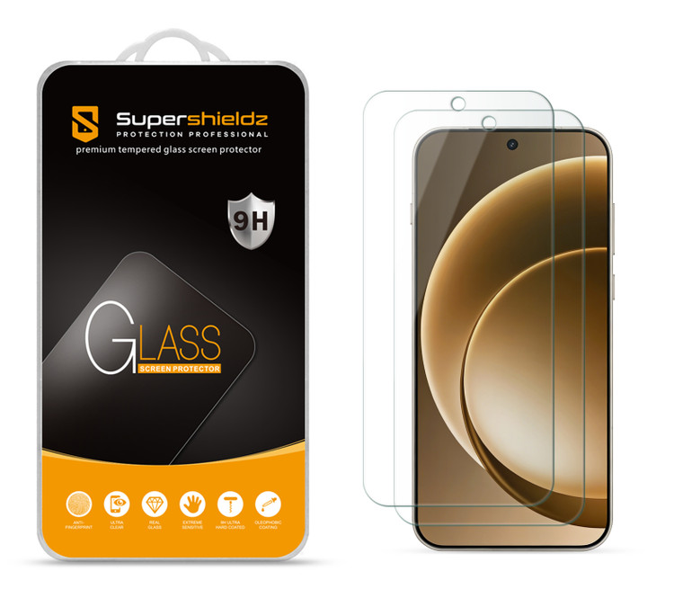 (2 Pack) Supershieldz Designed for OnePlus 15 Tempered Glass Screen Protector, Anti Scratch, Bubble Free