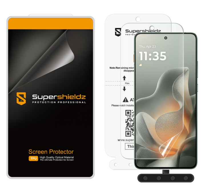 (2 Pack) Supershieldz Designed for Motorola Edge 2026 Screen Protector, High Definition Clear Shield (TPU)