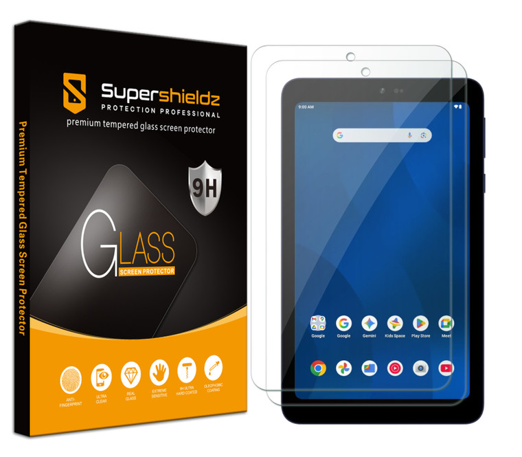 (2 Pack) Supershieldz Designed for Onn 7 inch Tablet (2026) Tempered Glass Screen Protector, Anti Scratch, Bubble Free