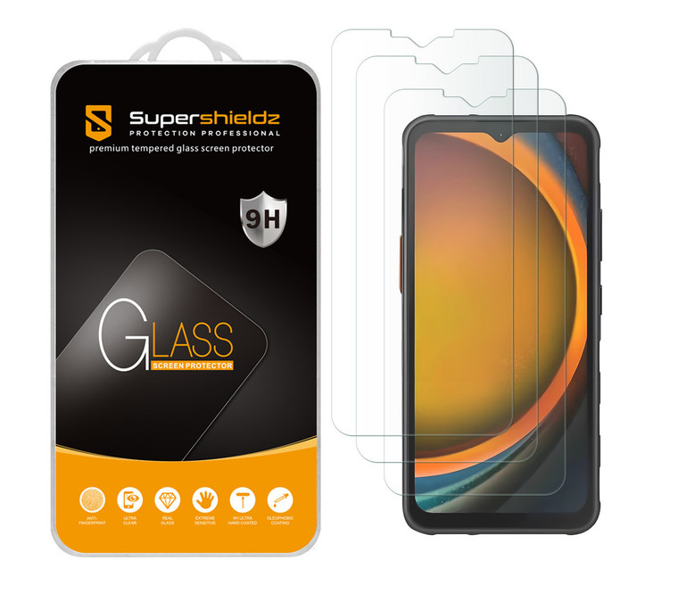 50x Supershieldz Designed for Samsung Galaxy Xcover 7 and Xcover 7 Pro Tempered Glass Screen Protector, Anti Scratch, Bubble Free (No Retail Packaging)