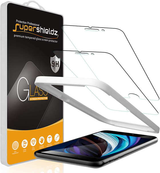 2-Pack] Supershieldz for Apple iPhone SE (2022, 3rd Gen) / iPhone