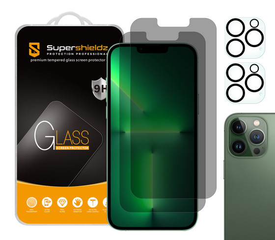 2 Pack) Supershieldz (Privacy) Anti-Spy Designed for Apple iPhone