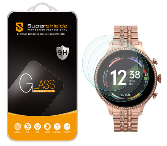 3-Pack] Supershieldz for Fossil Women's Gen 6 42mm Tempered Glass