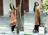 Lala Marina Embroidered Shawl Collection - TMP-007B