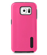 Melkco Kubalt Double Layer Case for Galaxy S6 - Pink/Black
