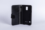 Melkco Mini Wallet Book Type Case for Samsung Galaxy S5 - Black Split Leather