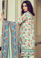 Alkaram Arch Splendor 3 Piece Resham Linen Collection - AW-07-FEROZI