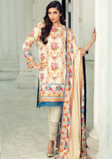 Imperial Grace 3 Piece Resham Twill Linen Collection - 10-BEIGE