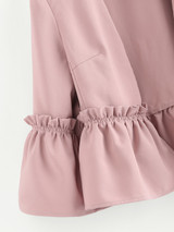 Fifth Avenue Women's Tailored Frill Detail Blazer - Mid Pink