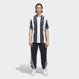 Fifth Avenue Men's Dri-Fit Wrap Tri Stripe Track Pants - Black and White