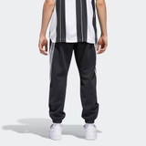 Fifth Avenue Men's Dri-Fit Wrap Tri Stripe Track Pants - Black and White
