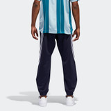 Fifth Avenue Men's Dri-Fit Wrap Tri Stripe Track Pants - Navy Blue and White