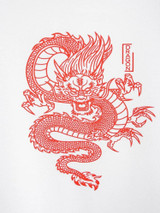 Fifth Avenue DIFT88 Dragon Print Hoodie - White