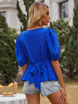 Women's Back Tie Top by Groove - GRWTP6