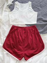 Fifth Avenue Women's WSNS7 Printed Tank Top and Shorts Set