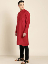 Fifth Avenue Men's Stitched Button Kurta FAMSBK1