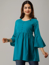 Women's Frill Sleeve Top by Groove - GRWTP16