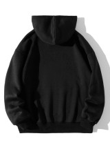 Fifth Avenue DIFT254 Malibu Print Hoodie - Black