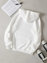 Fifth Avenue DIFT259 Bronx Print Hoodie - White