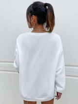 Fifth Avenue DIFT282 Los Angeles Printed Sweatshirt - White