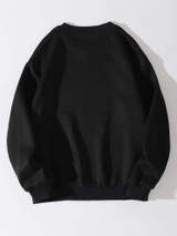 Fifth Avenue DIFT294 Los Angeles Printed Sweatshirt - Black