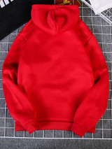 Fifth Avenue DIFT305 Floral Print Hoodie - Red