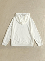 Fifth Avenue DIFT308 Butterfly Print Hoodie - White