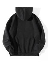 Fifth Avenue DIFT309 New Jersey Print Hoodie - Black